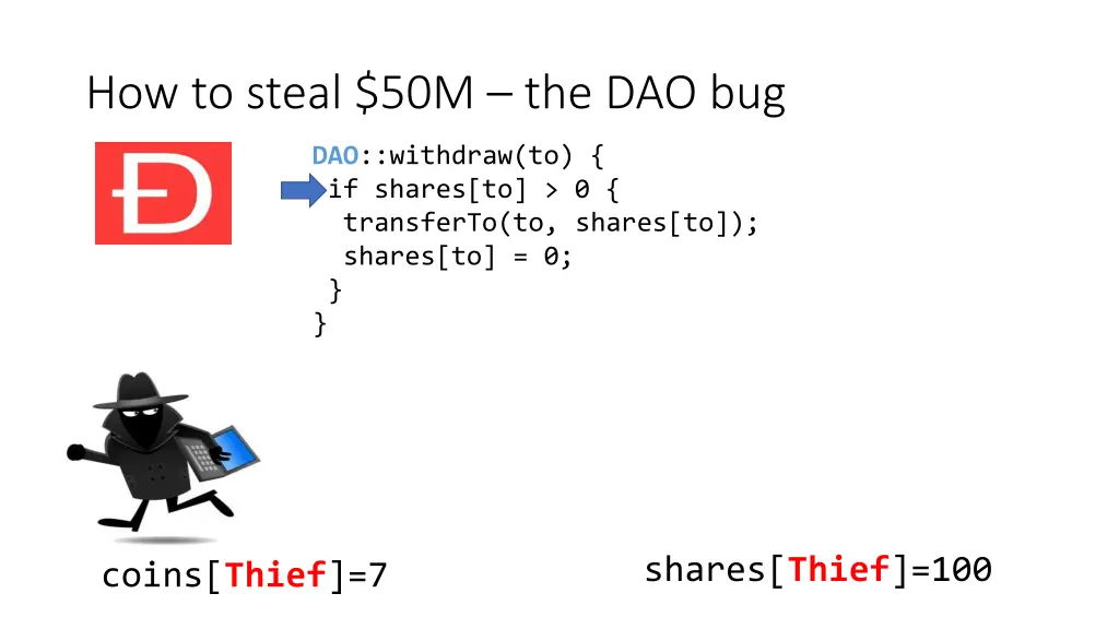how to steal 50m the dao bug 1