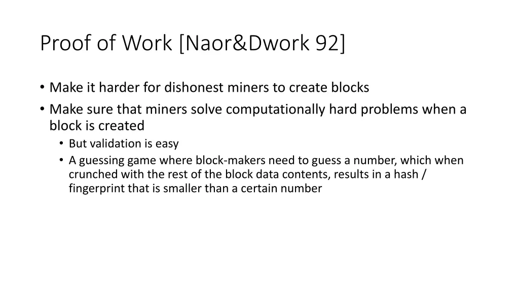 proof of work naor dwork 92