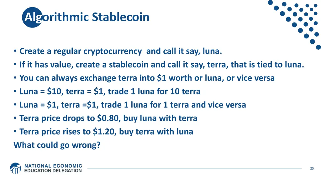 algorithmic stablecoin