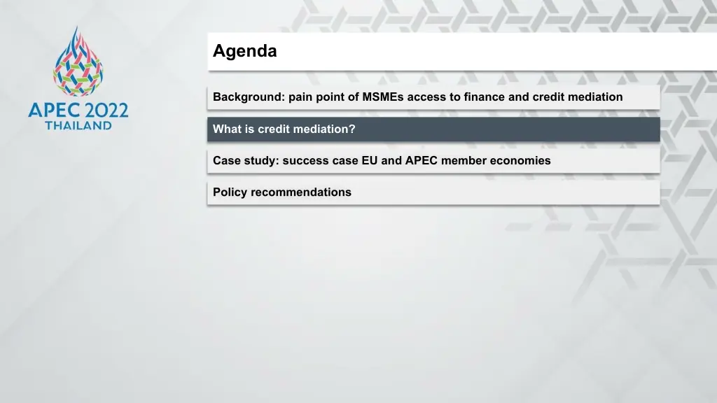 agenda 1