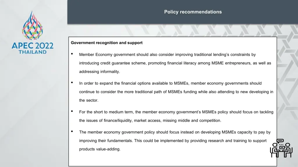 policy recommendations 1