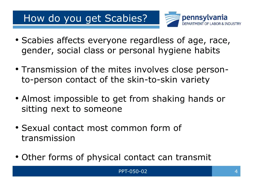 how do you get scabies