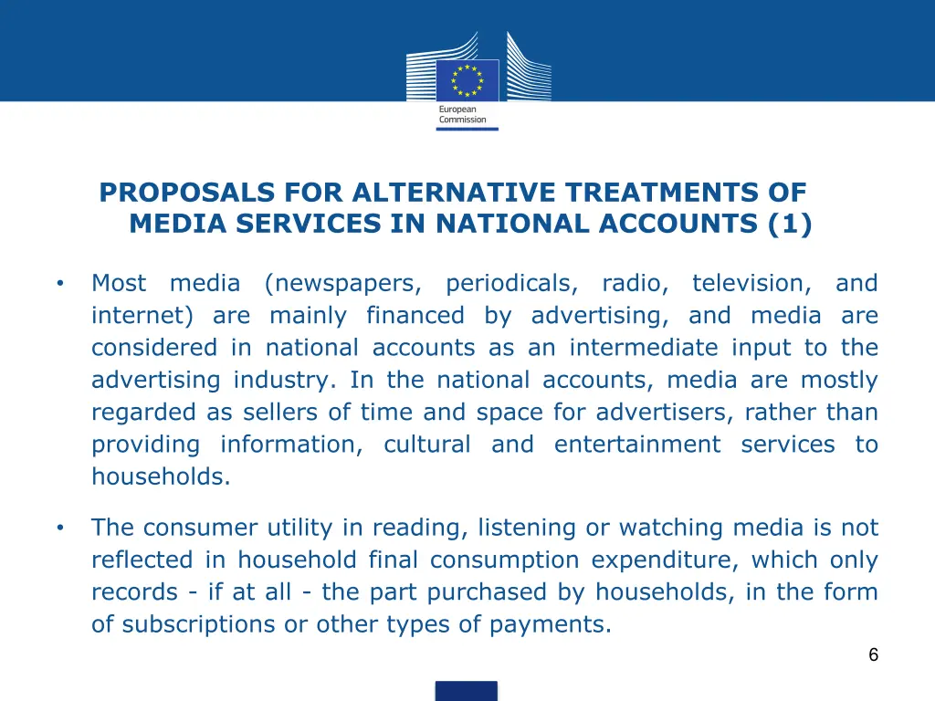 proposals for alternative treatments of media