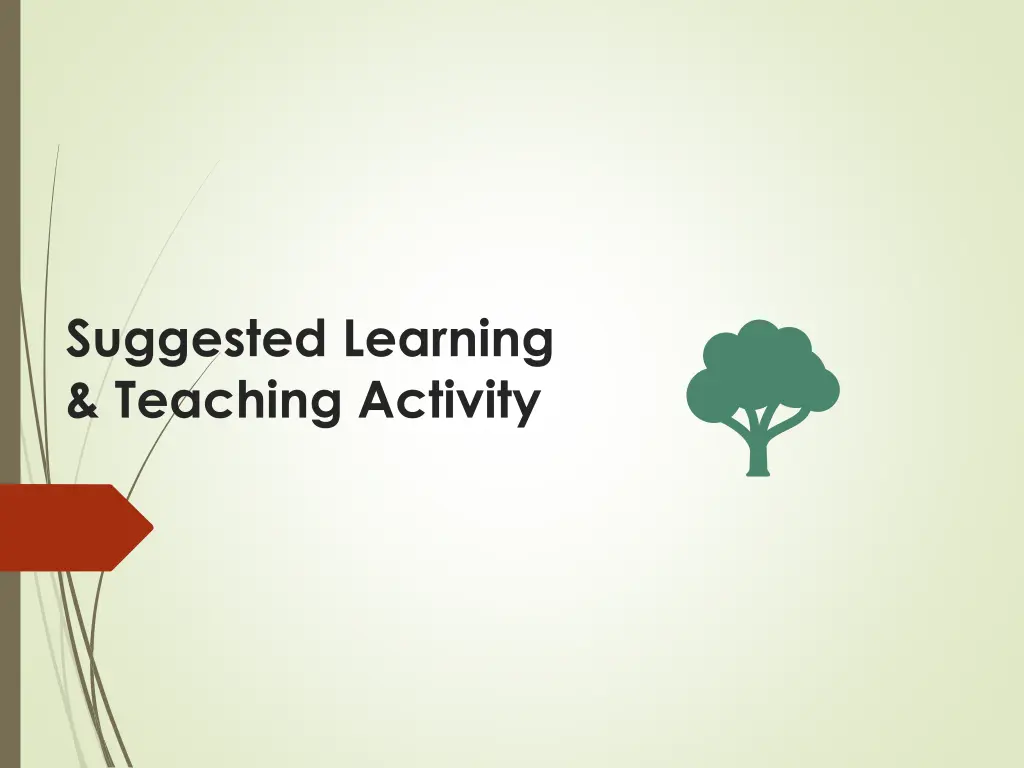 suggested learning teaching activity
