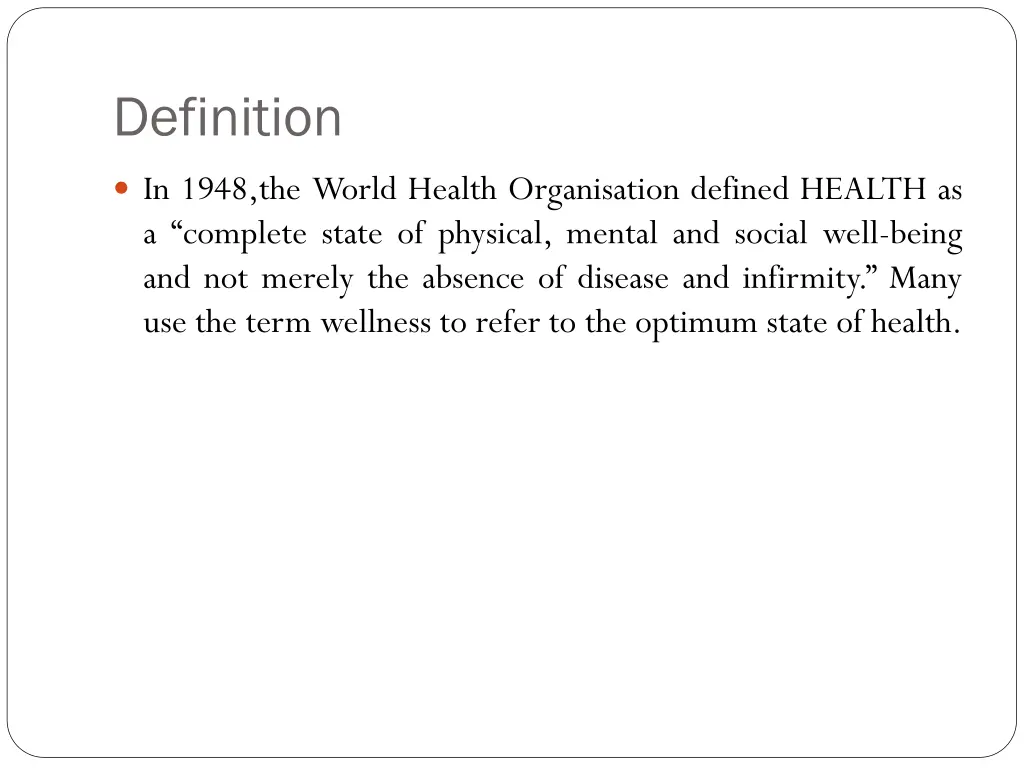definition