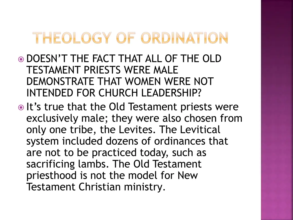 theology of ordination 13