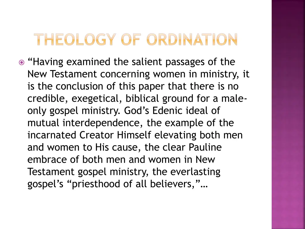 theology of ordination 28