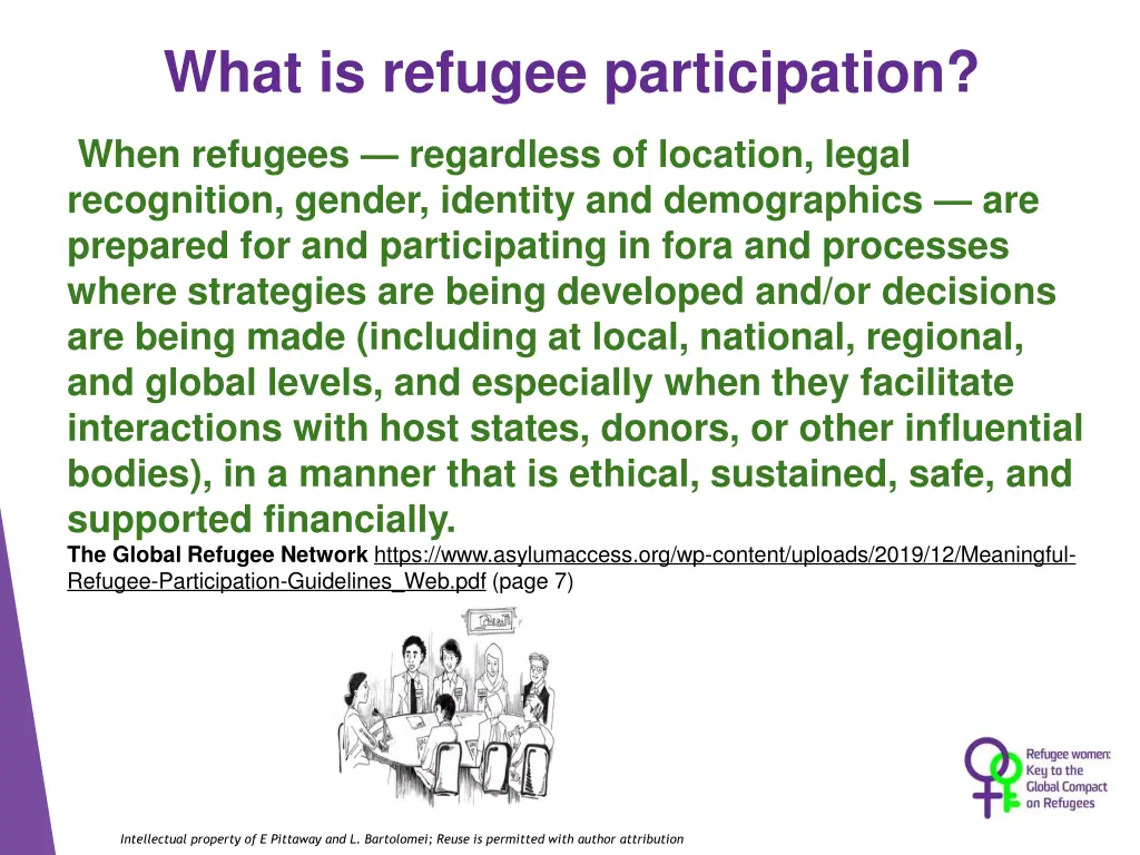 what is refugee participation