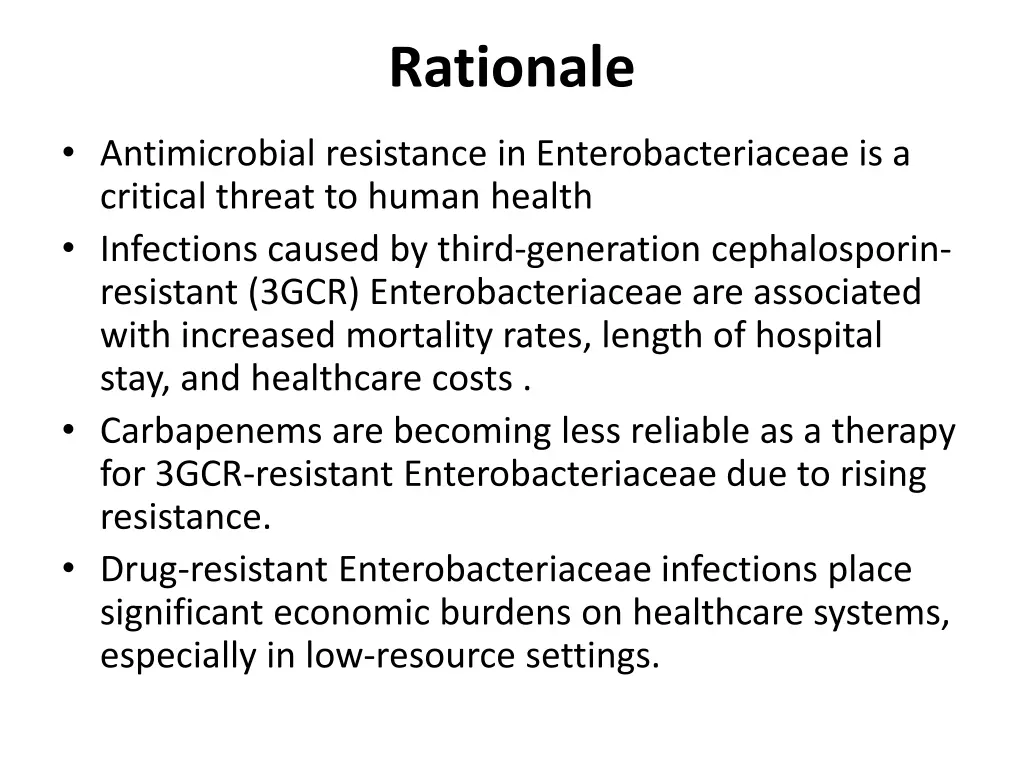 rationale