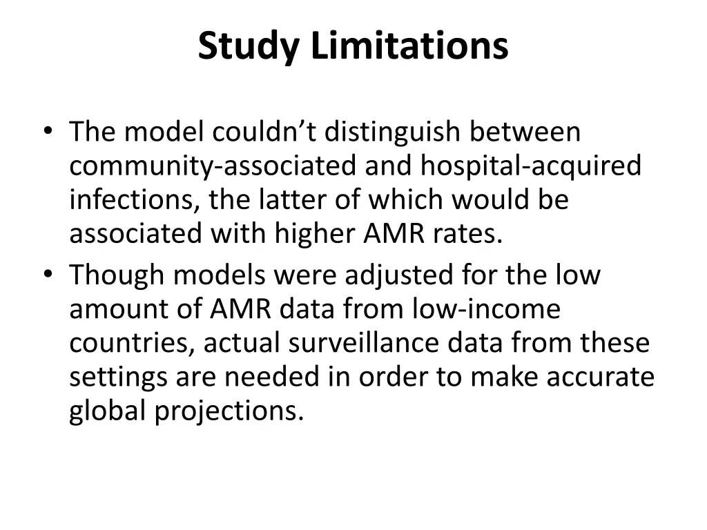 study limitations 1