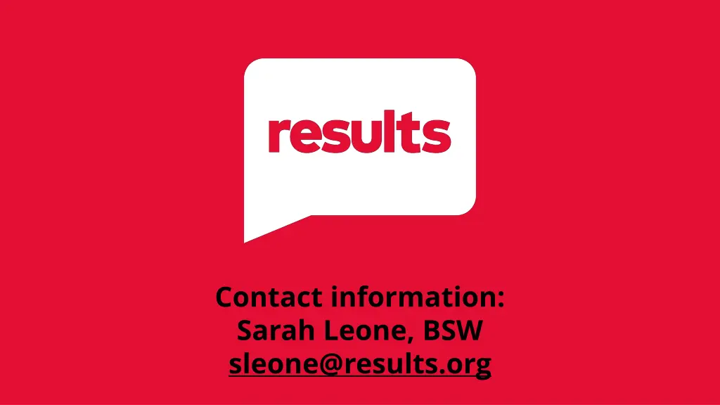 contact information sarah leone