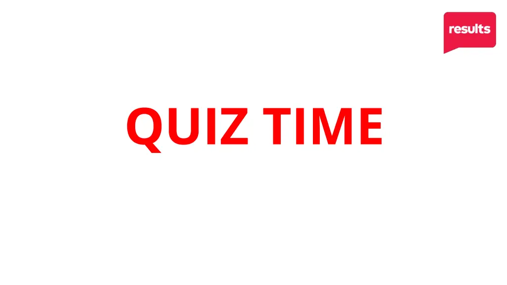 quiz time