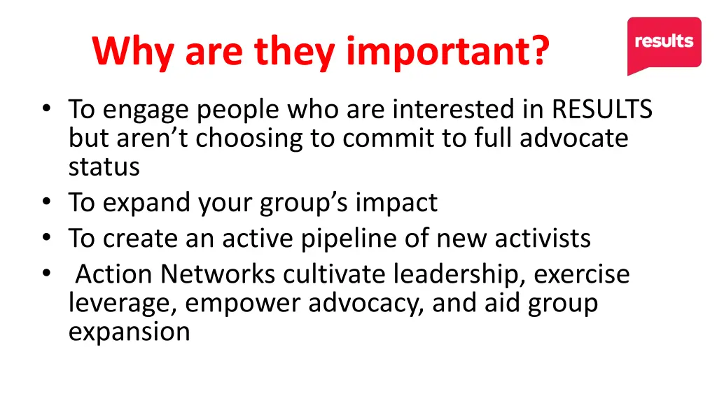 why are they important