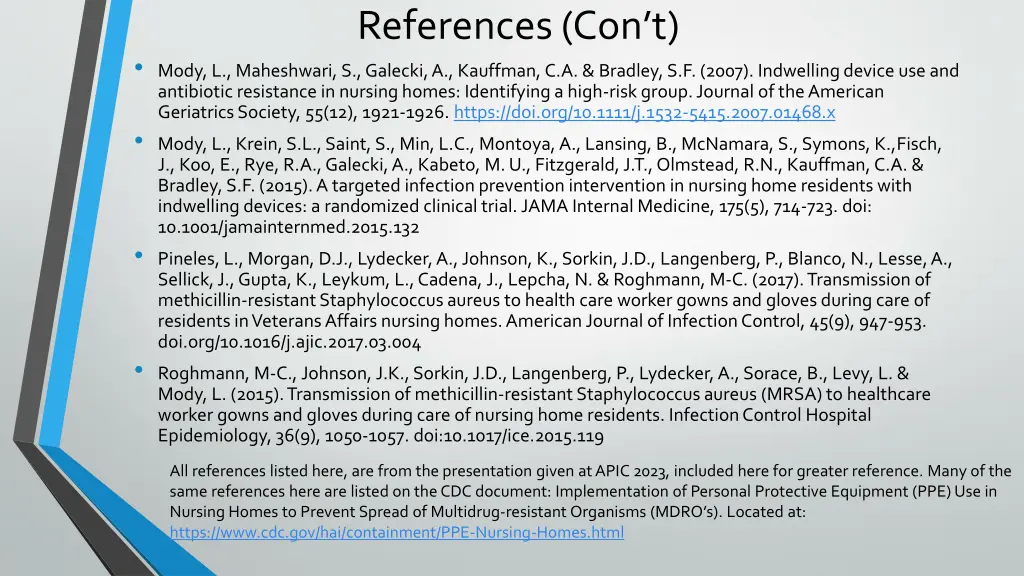 references con t