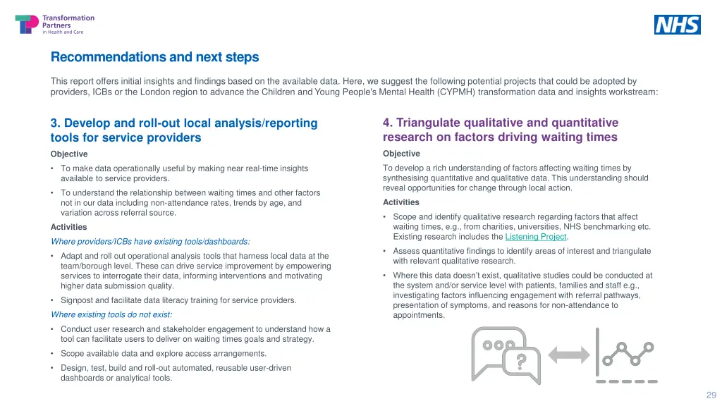 recommendations and next steps 1