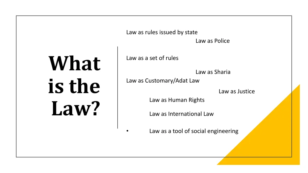 law as rules issued by state