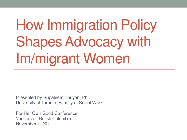how immigration policy shapes advocacy with