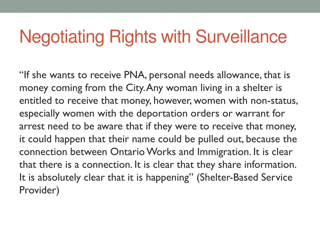 negotiating rights with surveillance