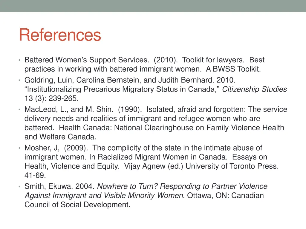 references