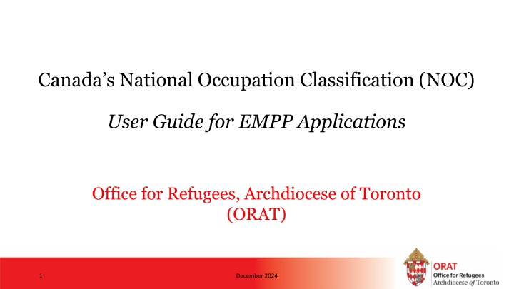 canada s national occupation classification noc