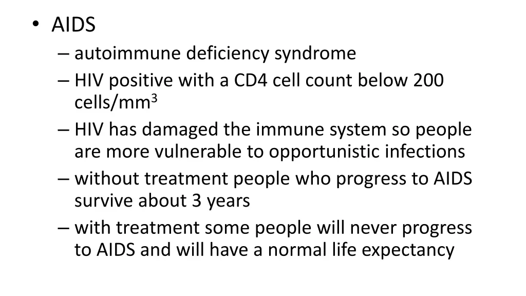 aids autoimmune deficiency syndrome hiv positive