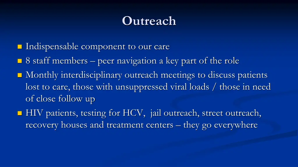 outreach