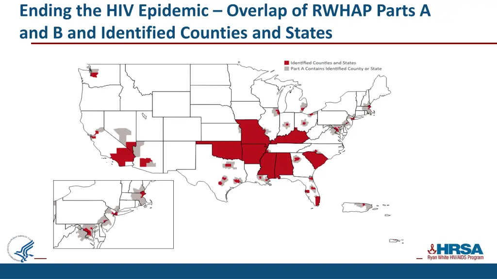 ending the hiv epidemic overlap of rwhap parts