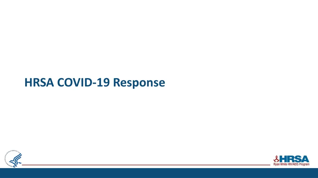 hrsa covid 19 response