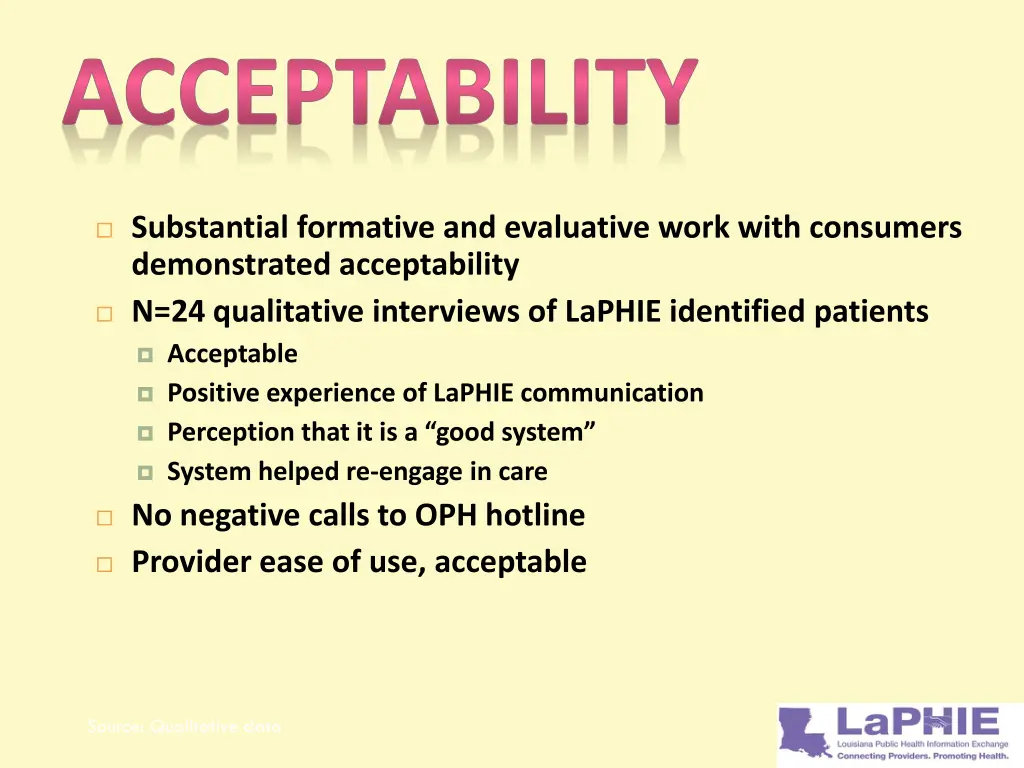 acceptability