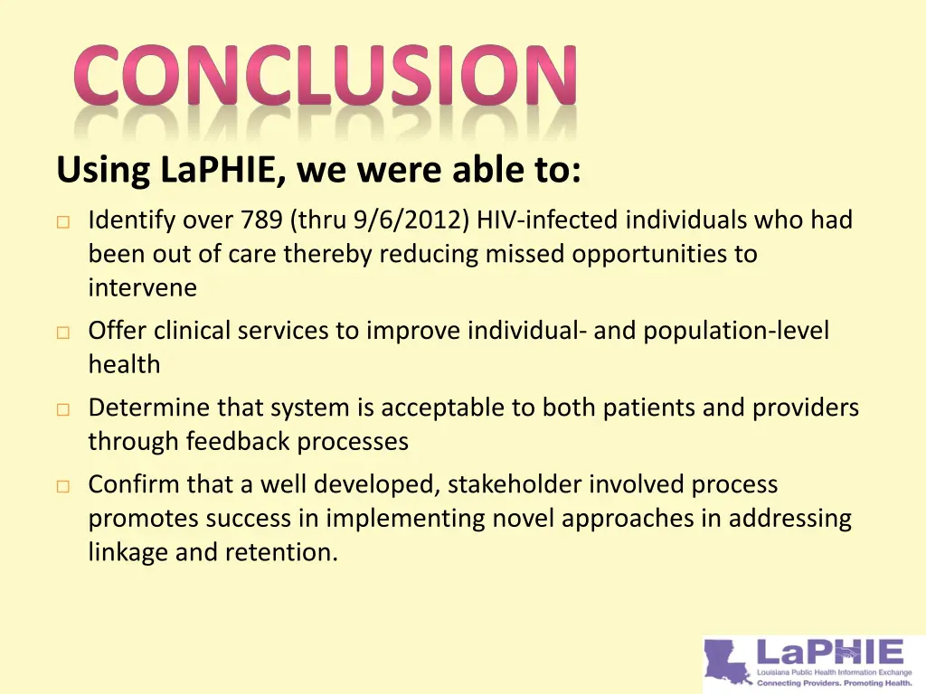 conclusion