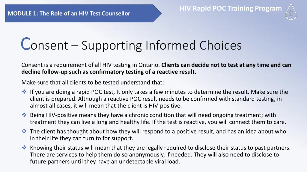hiv rapid poc training program 10