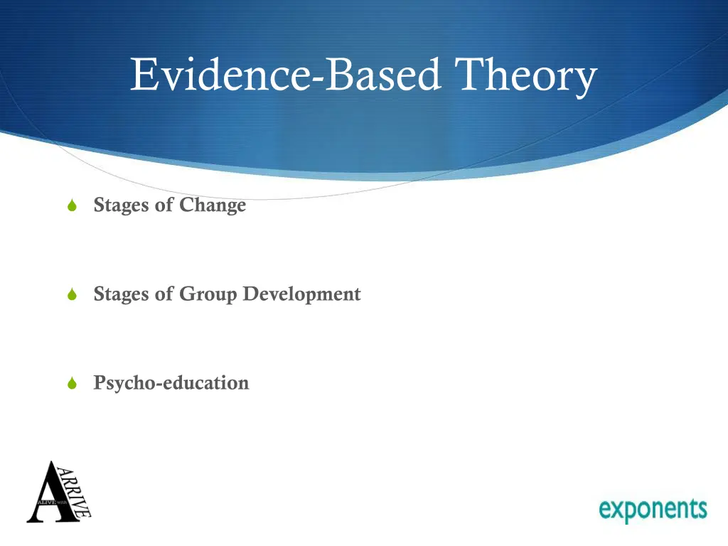 evidence based theory