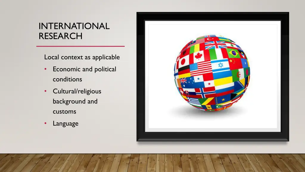 international research 2