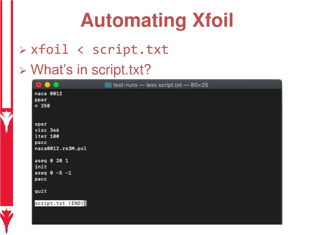 automating xfoil