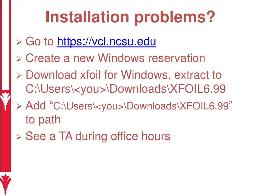 installation problems