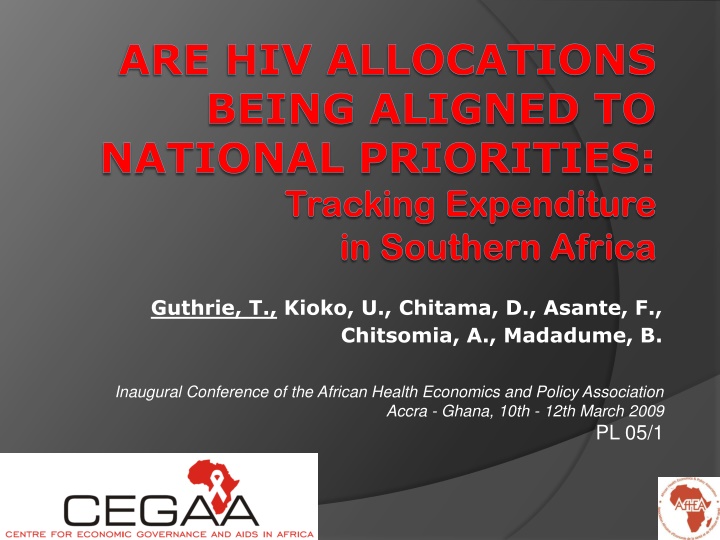 are hiv allocations being aligned to national