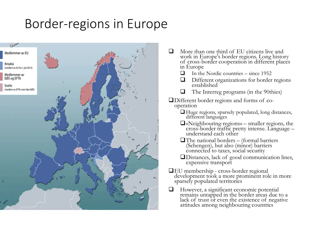 border regions in europe