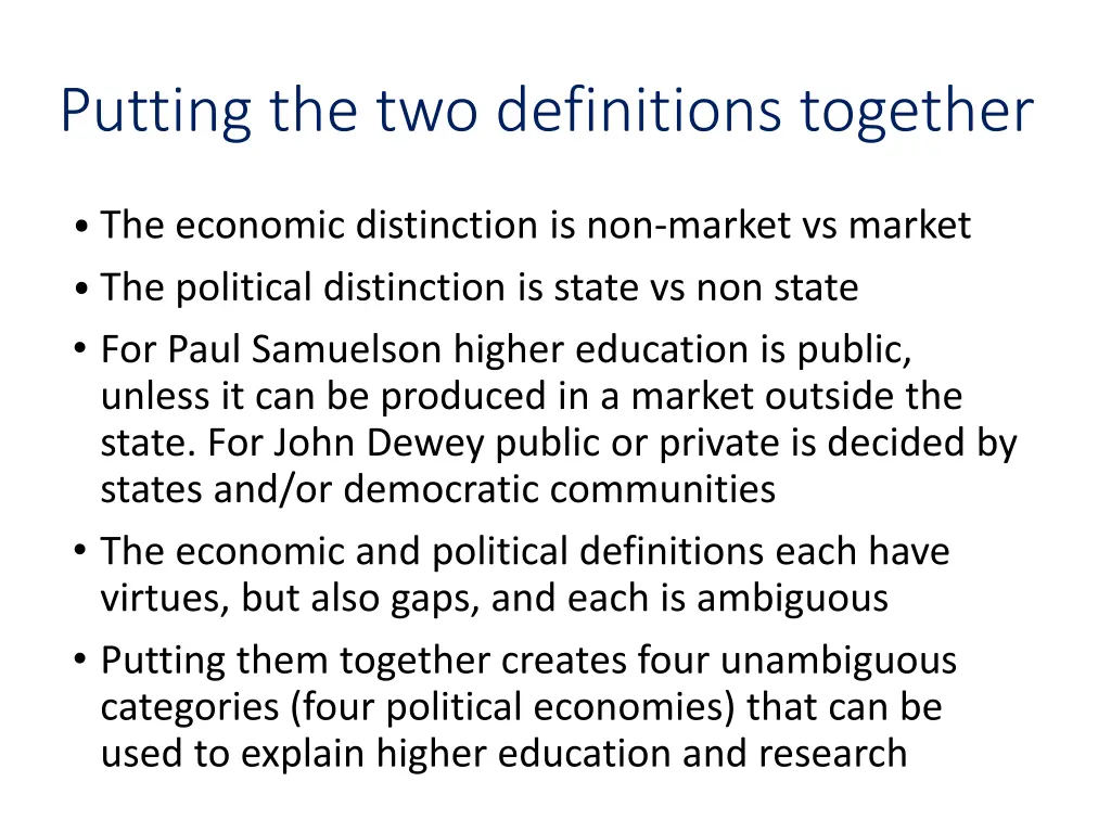 putting the two definitions together