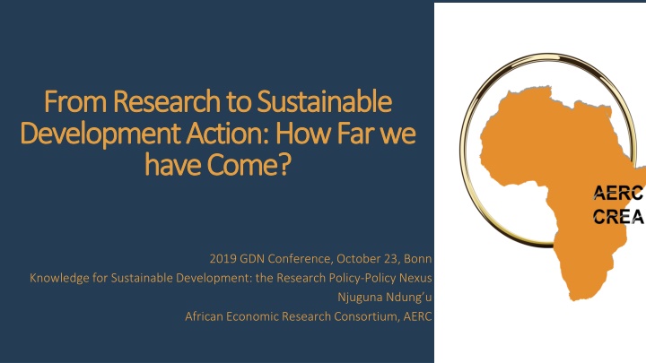 from research to sustainable from research
