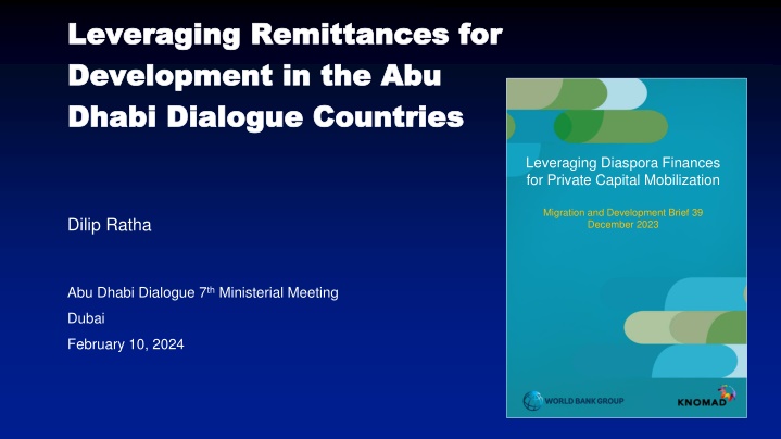 leveraging remittances for leveraging remittances