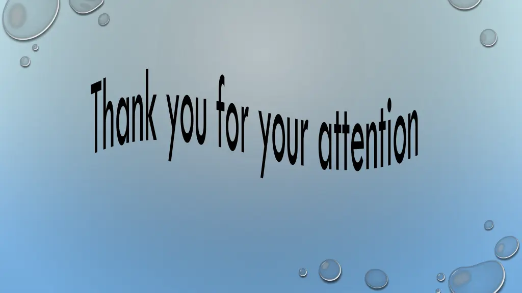 thank you for your attention