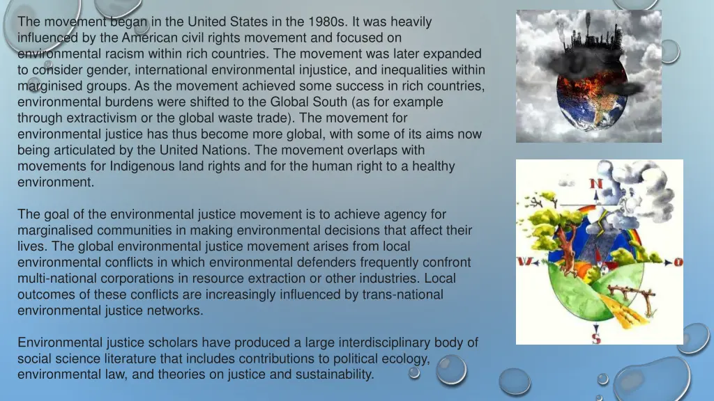 the movement began in the united states