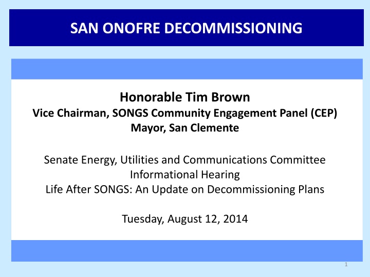 san onofre decommissioning