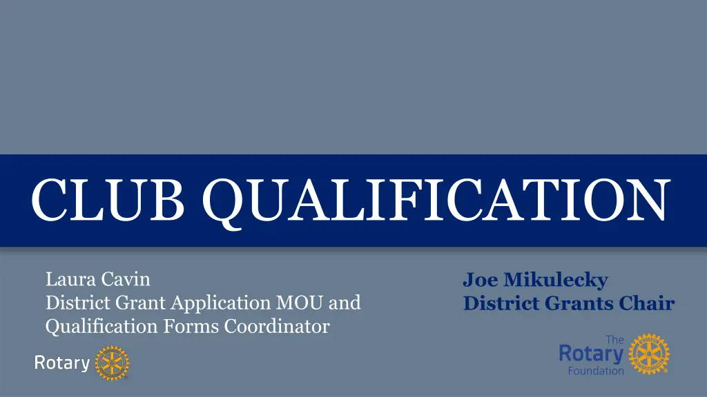 club qualification
