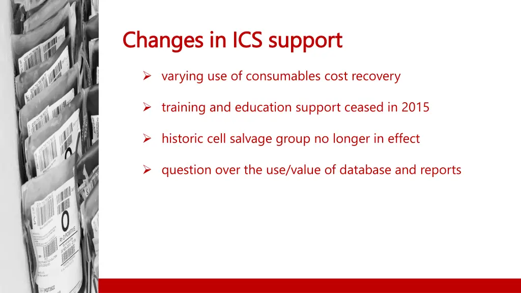 changes in ics support changes in ics support