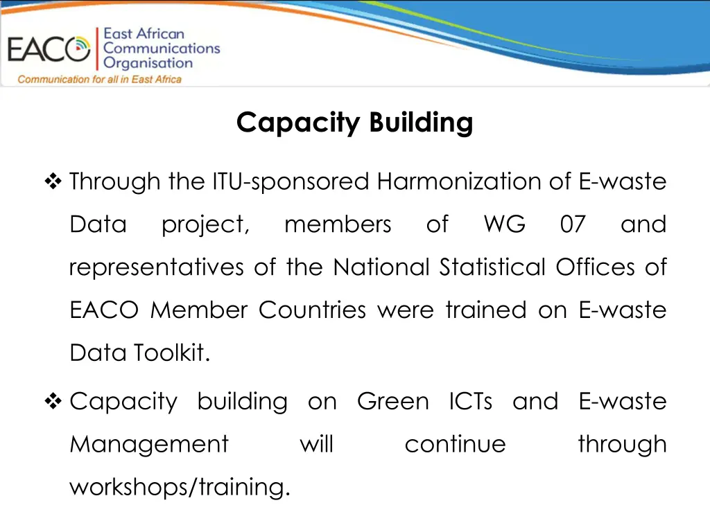 capacity building
