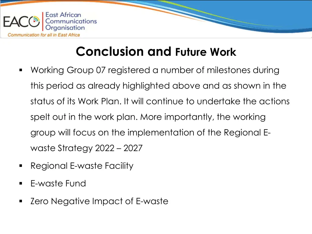 conclusion and future work