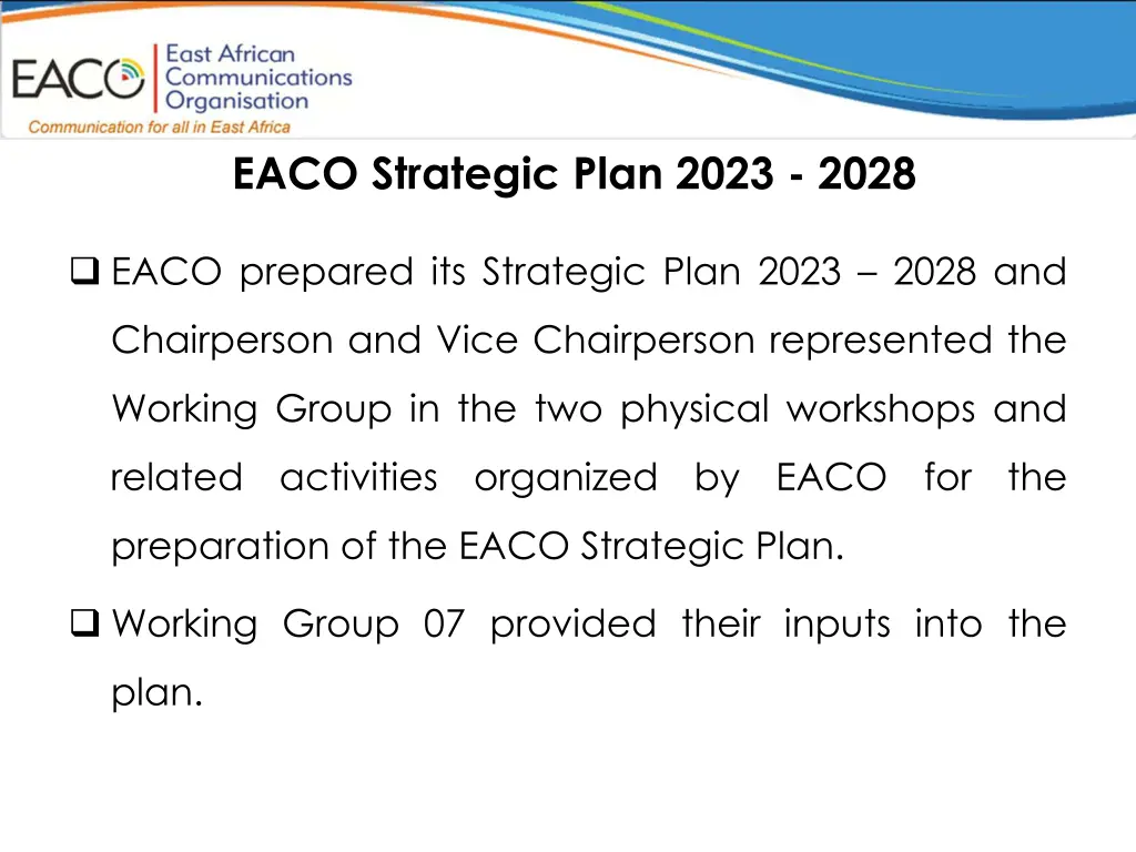 eaco strategic plan 2023 2028
