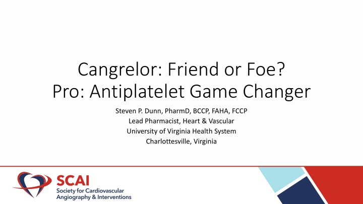 cangrelor friend or foe pro antiplatelet game