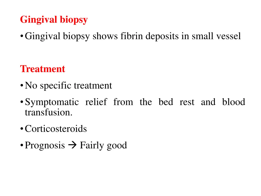 gingival biopsy gingival biopsy shows fibrin